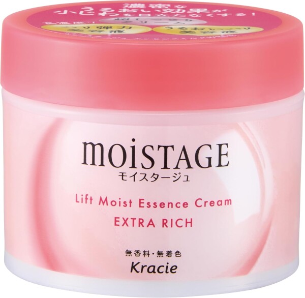 Kracie Moistage Lift Moist Essence Cream Extra Rich ретинол мен ниацинамиді бар тегістейтін крем, 100 гр