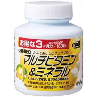 Orihiro Most Мультивитамины и минералы, вкус манго, 90 дней