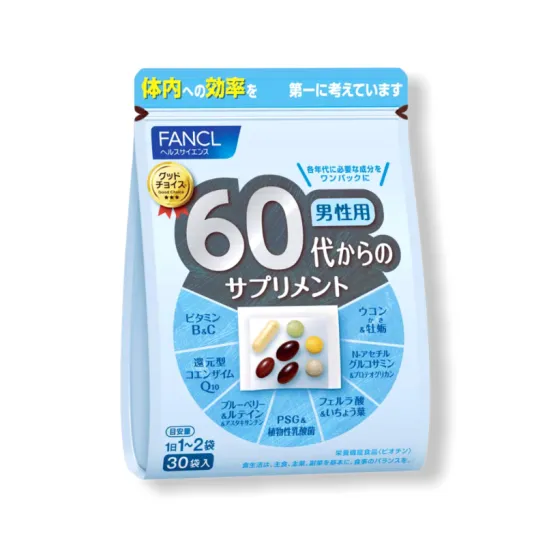 FANCL Мужские витамины 60+, 30 дней
