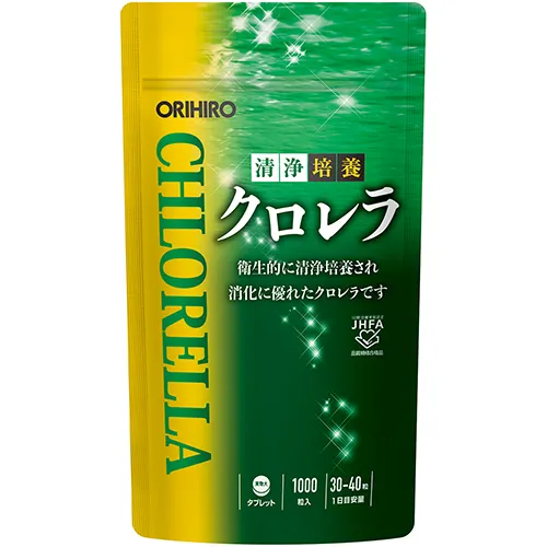 Orihiro Хлорелла, 1000 табл, 25 - 33 дня